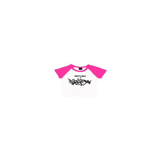 "Pretty Girls" Crop Top (Hot Pink)