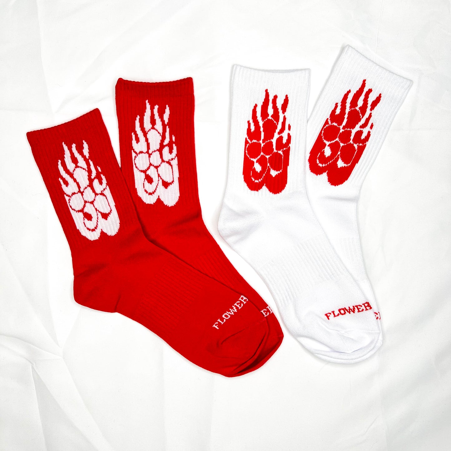 FLOWERBRAIN LOGO SOCKS